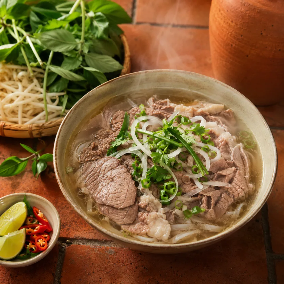 Ly trà trái cây trên bàn gỗ